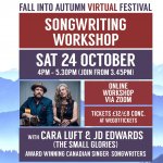 Songwriting Workshop (Fall into Autumn Virtual Festival)