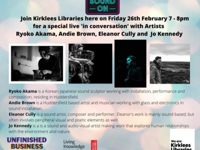 'Sound On' - In Conversation' with 4 Sound Artists