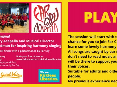 We are singing with Far Cry Acapella