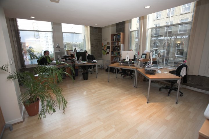 A studio office apartment