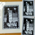 Castle Hill mounted print