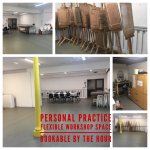 Flexible work space - perfect for personal practise