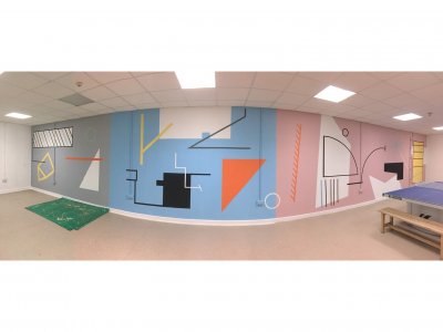 Latest update on Queensgate Market mural