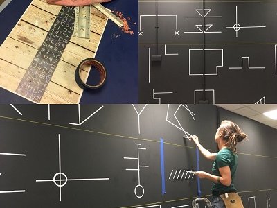 Latest view of mural in Queensgate Market space