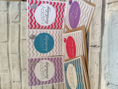 New design! Modern birthday cards