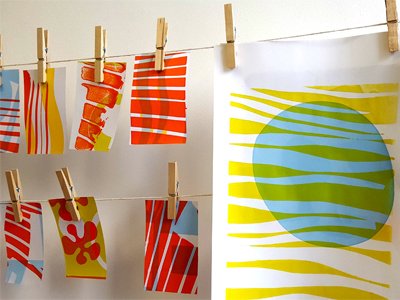 WYPWcourse - Experimental Screen Printing with Paper Stencils