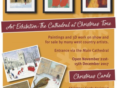 Art Exhibition "Exeter Cathedral at Christmas Time"