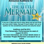 Auditions for Disneys The Little Mermaid Jnr - Jan/Feb 2014