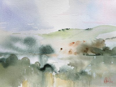 Creating Atmosphere in watercolour course with Paul Riley