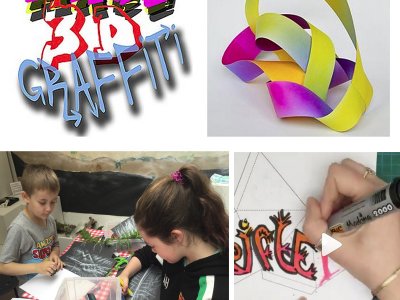 Make 3D Graffiti Art