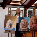 Painting portraits in acrylics with Mic Chambers 7-9 Sept