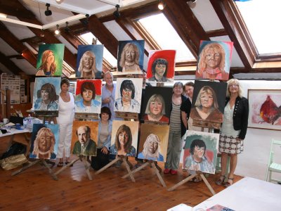 Painting portraits in acrylics with Mic Chambers 18-20 May