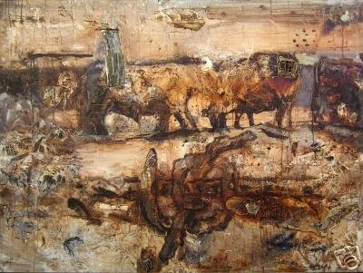 Barbed Oil On Canvas