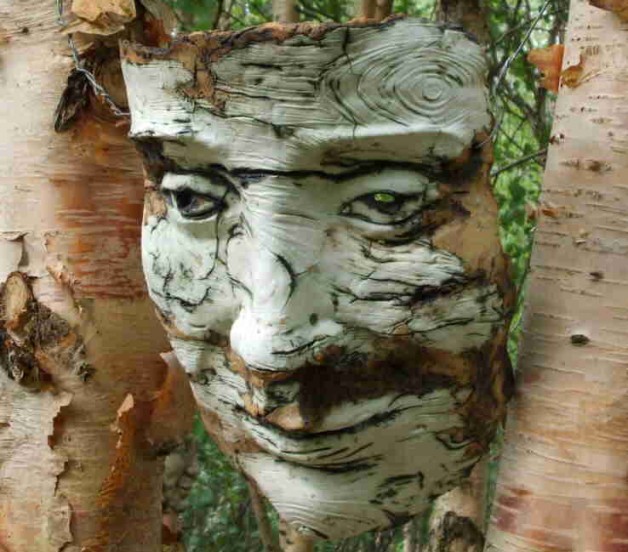 birch tree mask