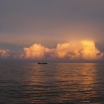 Fire clouds in Paignton