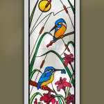 Kingfishers birds - Female & Male