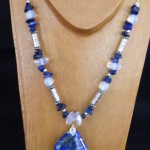 Lapis Lazuli with opalite