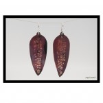 Leaf Drop Copper Earrings