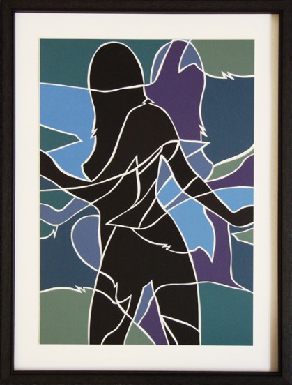 Nude Silhouette (card mosaic)
