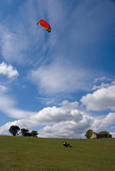 Power kiting at Broadsands