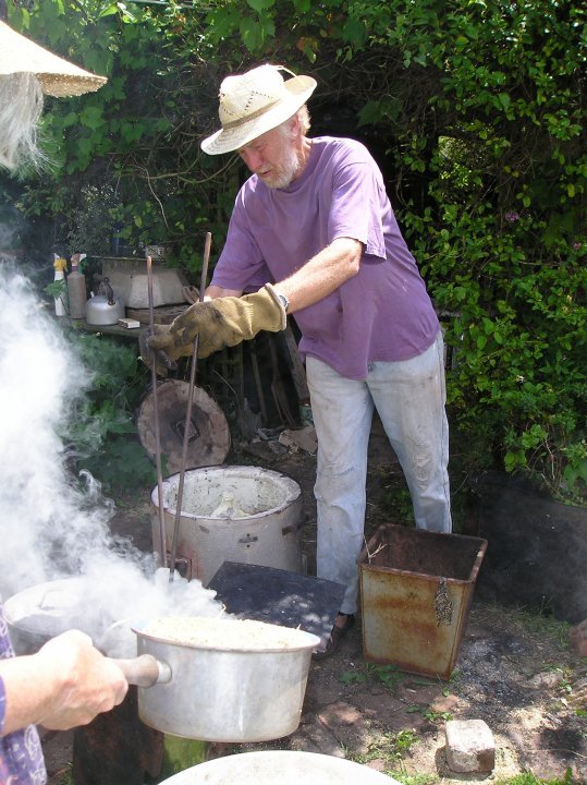 Raku firing