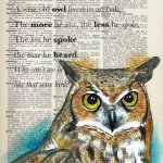 Rhyme : a wise old owl...