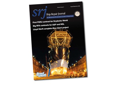 Ship Repair Journal monthly magazine production