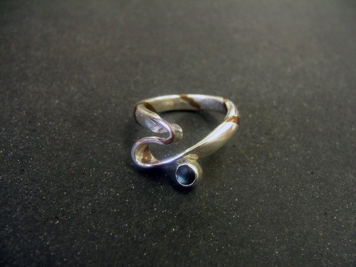 Silver and copper twist