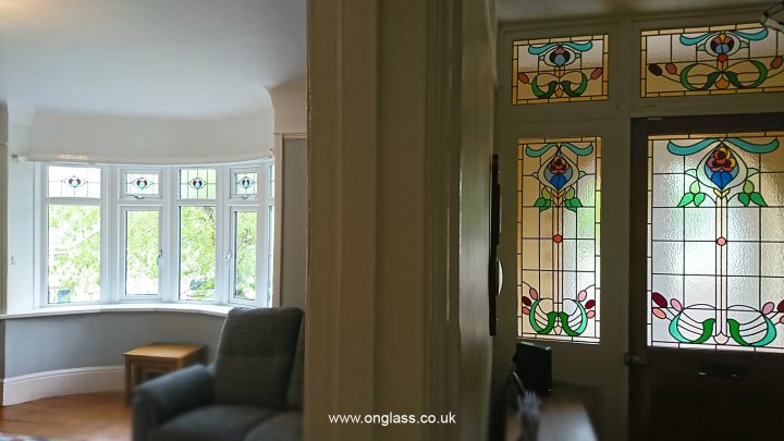 Victorian glass windows for the modern house.