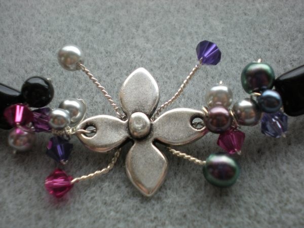 wirework choker floral passion