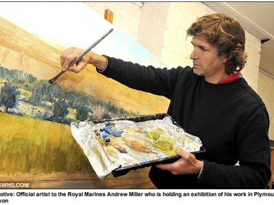 DAILY MAIL: ANDREW MILLER OFFICIAL ROYAL MARINES WAR ARTIST