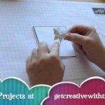 How to create a background using Stampin' Up's Colour Spritzer