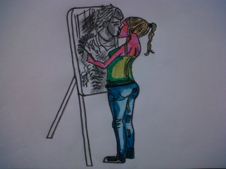 My art..Painting her love