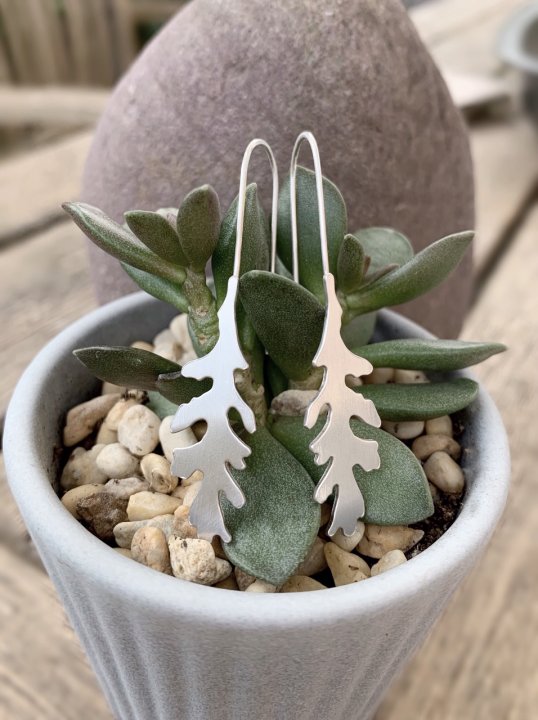 Rocket Leaf Earrings