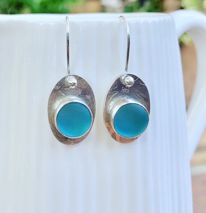 Sea Glass Earrings